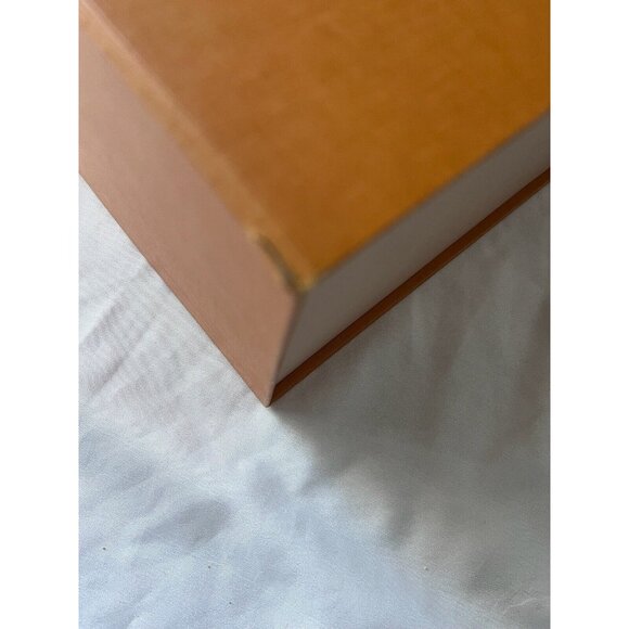 Louis Vuitton Empty Gift Box Orange Brown 13.5" x 14" x 5.5" - Picture 4 of 12